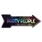 Signmission Party People Arrow Decal Funny Home Decor 18in Wide D-A-999683 - alternate 1